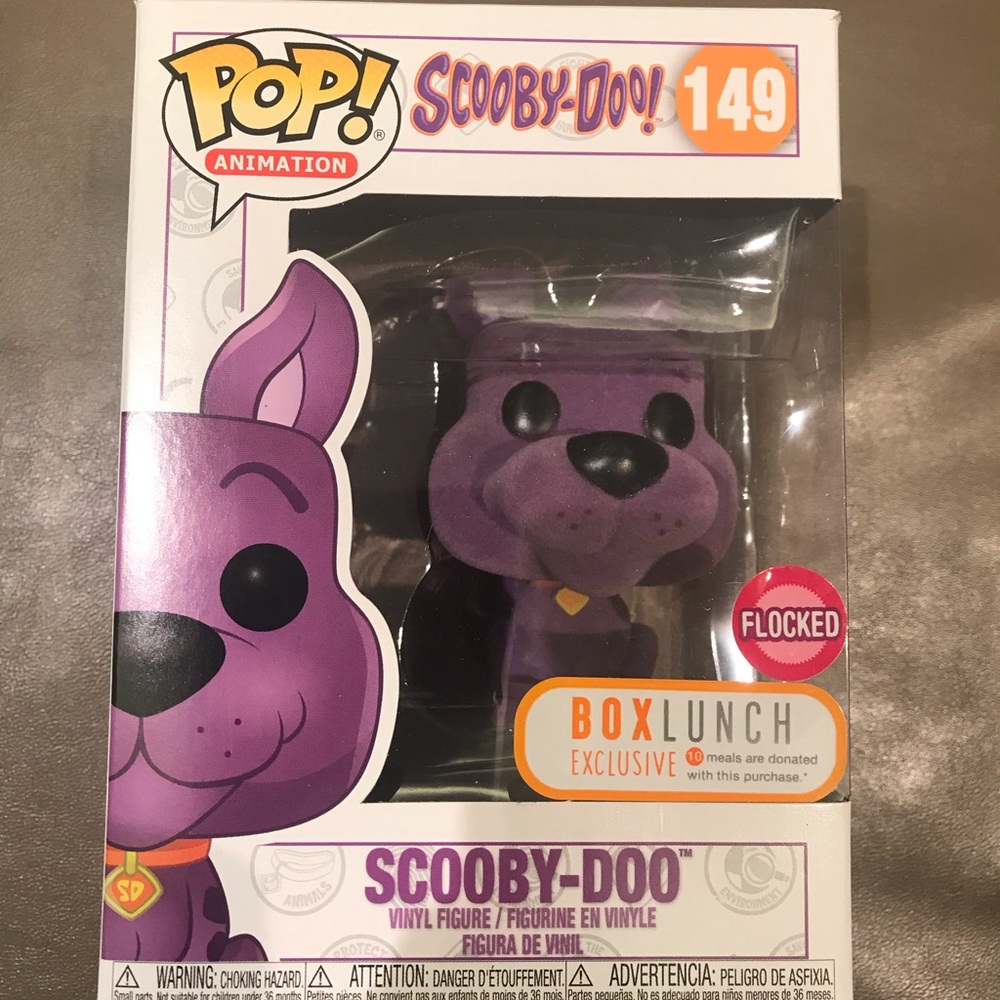 Funko POP Purple Flocked Scooby Doo